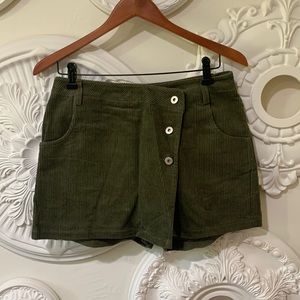 Cooler Days Olive Skort